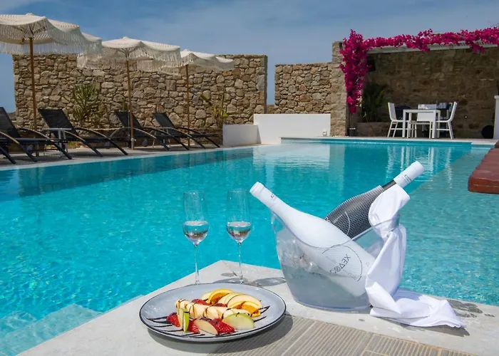 Hotell Bianco A Nero Mykonos Plintri